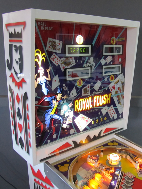 Royal Flush Upper Playfield and Back Box 