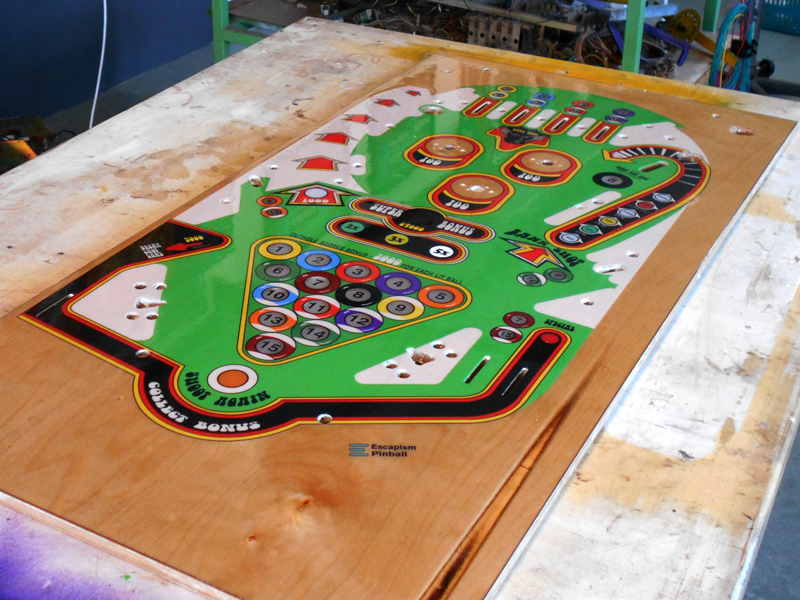 Clear Coated Playfields