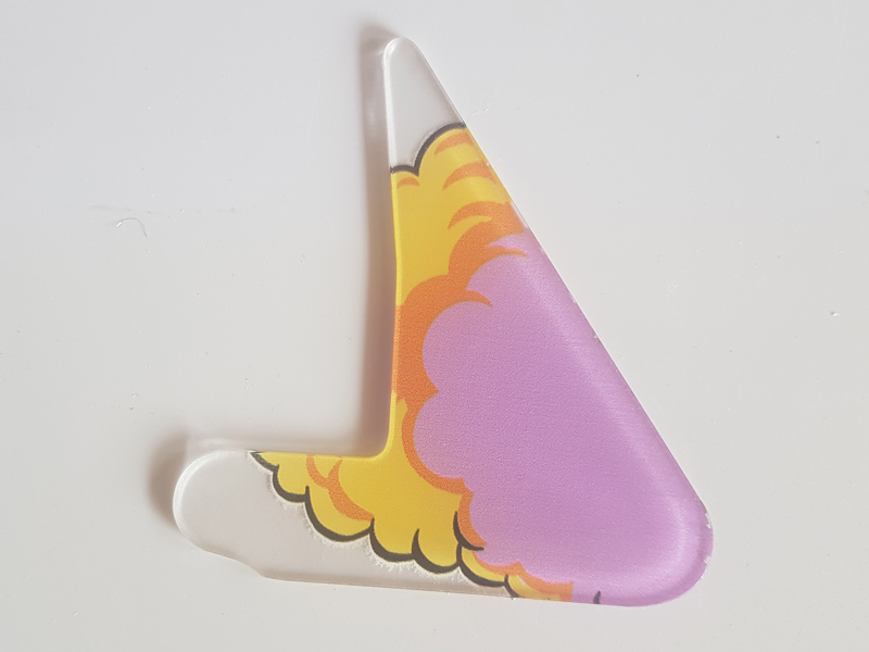 Twilight Zone Rocket Plastic