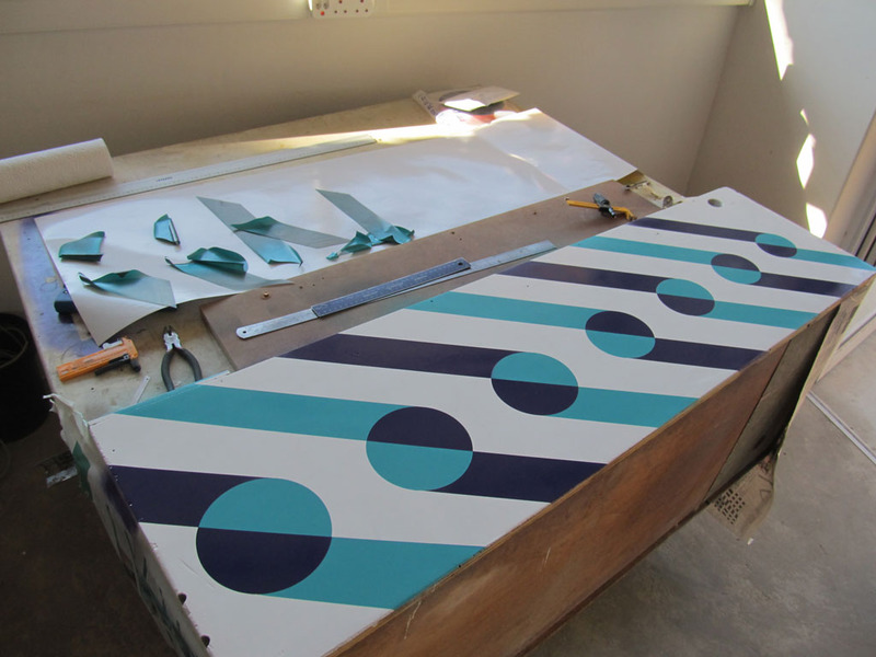 King Rock Cabinet - during